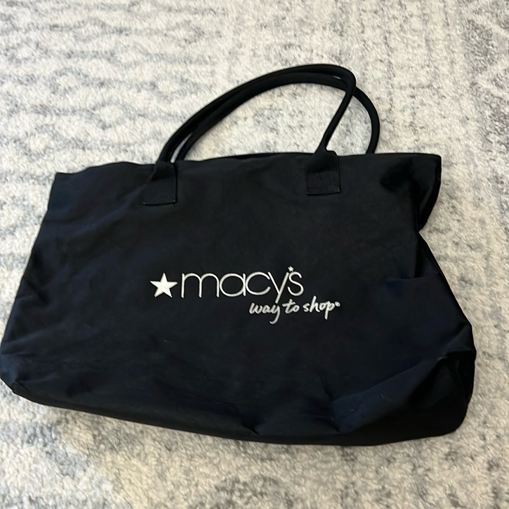 Macy’s Black Tote Bag